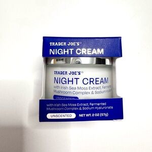 Trader Joe’s Night Cream with Sea Moss Extract and Mushroom Complex, 2 oz